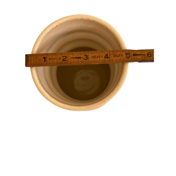 Large Orange Curvy Vase By Laura Melissa Pottery Ceramica Columbia - Picture 8 of 9